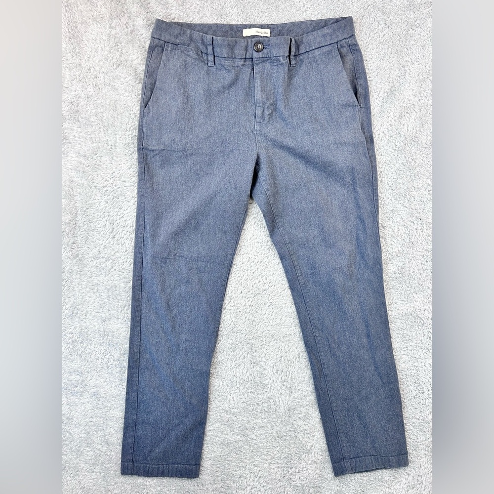 Hawker Rye Slim Fit Chino Pants Gray Men’s Sz 33 x 30
